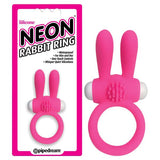 Neon Rabbit Ring -  Vibrating Cock Ring