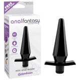 Anal Fantasy Collection Mini Anal Teazer - Black 9.1 cm (3.5'') Vibrating Butt Plug