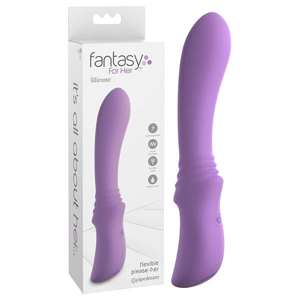 Fantasy For Her Flexible Please-Her -  18.5 cm (7.25'') USB Rechargeable Vibrator