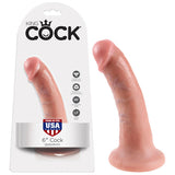 King Cock 6'' Cock -  15.2 cm (6'') Dong