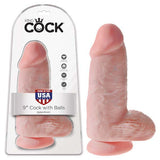 King Cock Chubby - Flesh 22.9 cm (9'') Dong