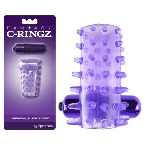 Fantasy C-Ringz Vibrating Super Sleeve -  Vibrating Penis Sleeve