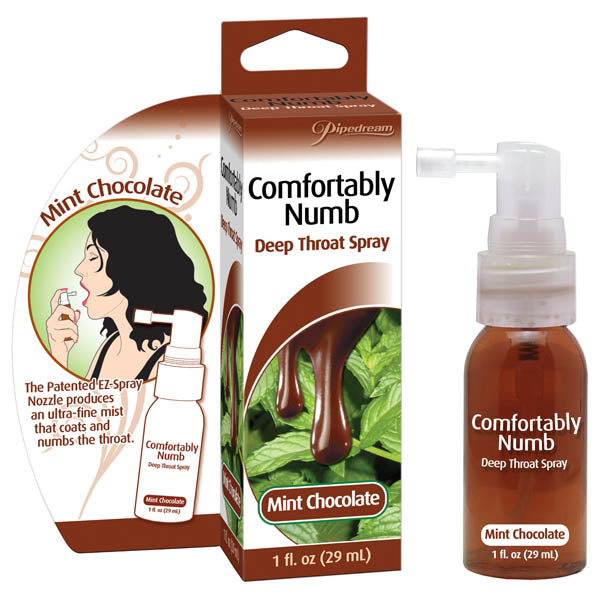 Comfortably Numb - Chocolate Mint Flavoured Deep Throat Spray - 29 ml (1 oz) Spray