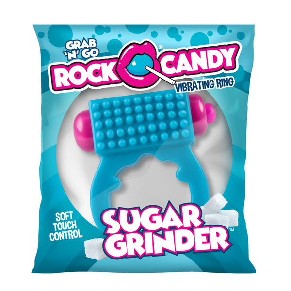 Rock Candy Sugar Grinder -  Single Speed Vibrating Cock Ring