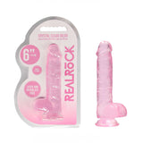 RealRock 6'' Realistic Dildo With Balls -  15.2 cm Dong