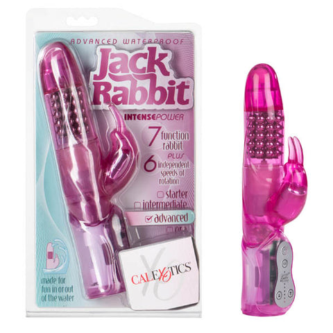 Advanced Waterproof Jack Rabbit - Pink 12.75 cm Rabbit Pearl Vibrator