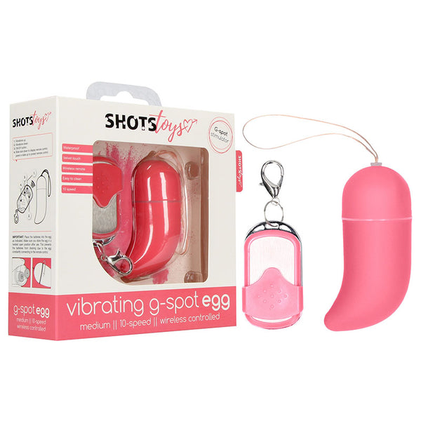 Shots Vibrating G-Spot Egg -  Medium Remote Control Egg