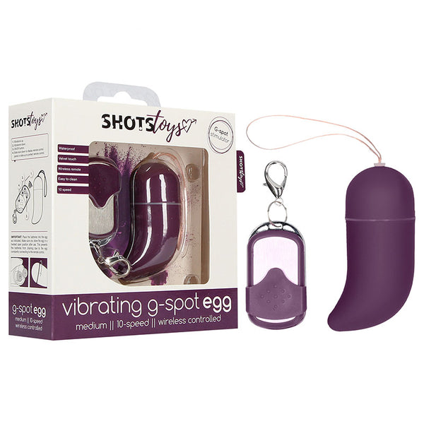 Shots Vibrating G-Spot Egg -  Medium Remote Control Egg