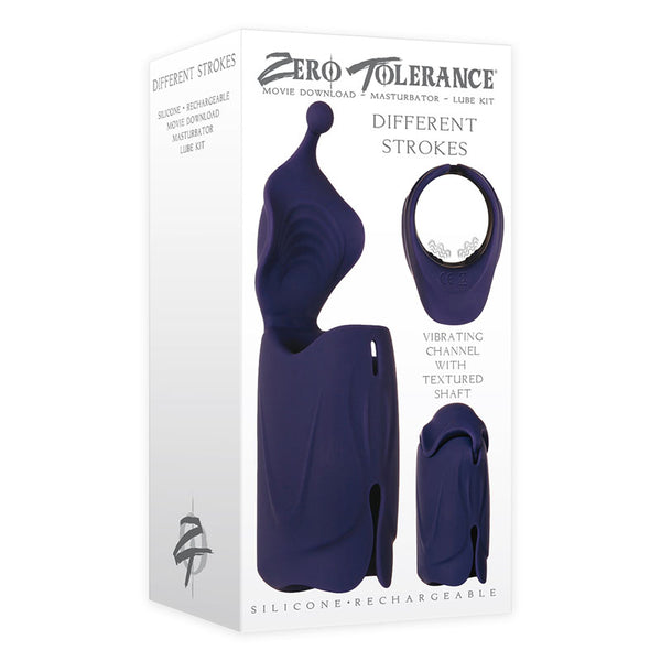 Zero Tolerance Different Strokes -  USB Rechargeable Vibrating Masturbator